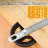 Adjustable Angle Plate Angle Ruler Protractor  Woodworking Edge Measurement