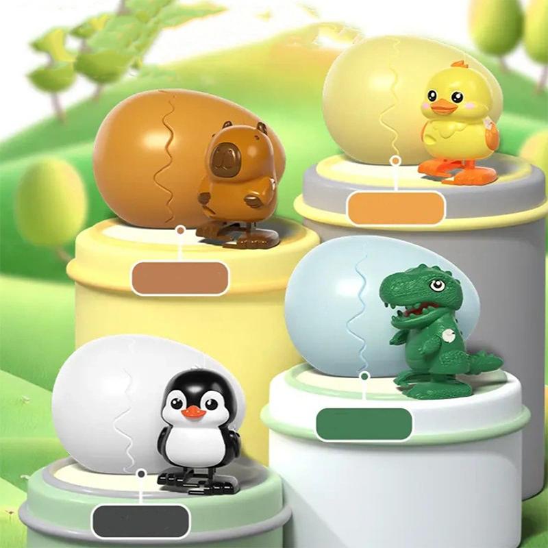 New Jumping Egg Cute Beast Clockwork Dinosaur Twisted Egg Cute Shape Toys Is Suitable For The Creative Funny Children's Toys