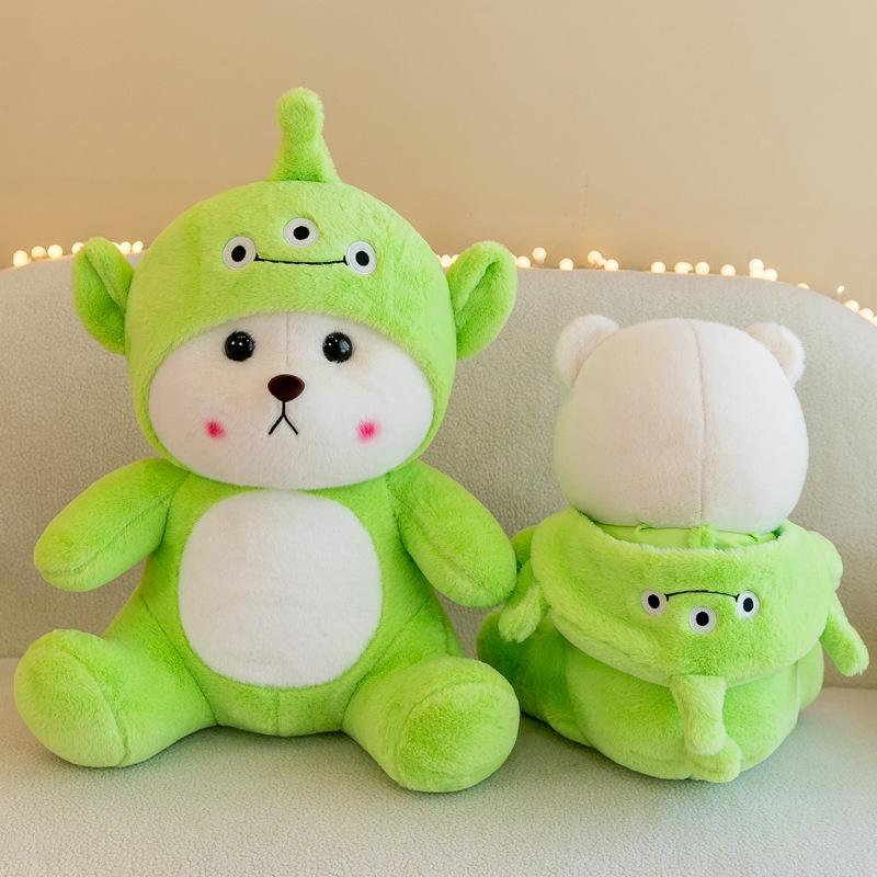 Cute And Cuddly Three-eyed Bear Plush Toy Perfect Gift For All Ages 35cm/45cm/55cm/75cm