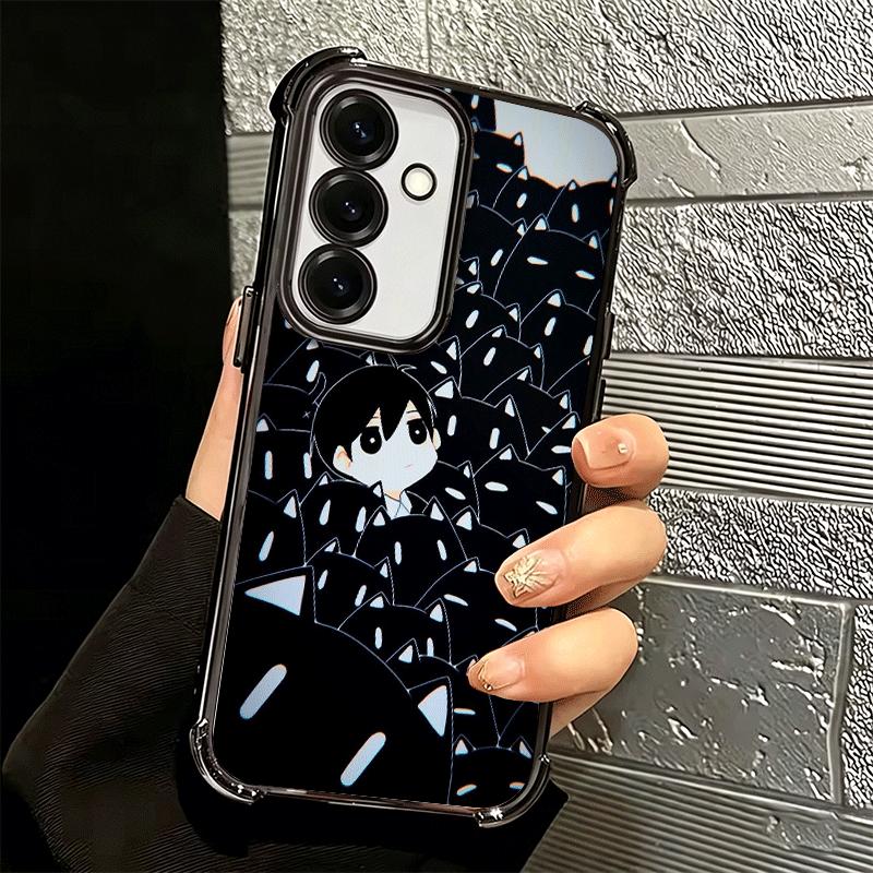O-Omori Cartoon Game Soft Phone Case For Samsung A17 A27 A07 A37 A57 A16 A56 A15 A55 A14 A54 A13 A53 A26 A36 A25 A35 A24 A34 A23