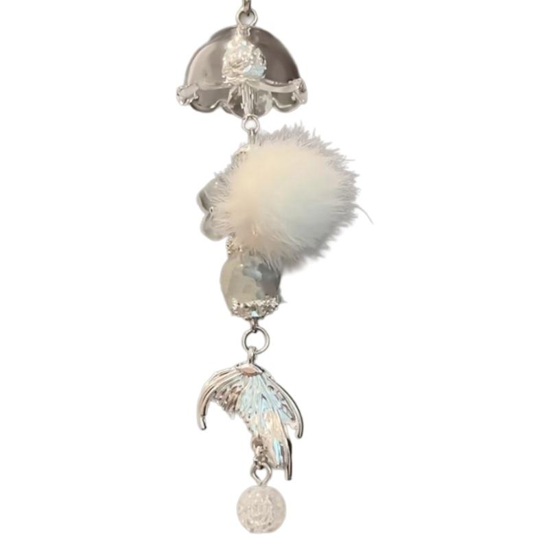 Unique Designs Beaded Phone Charm Stylish Handmade Phone Cord Phone Lanyard Charm For Commuting And Social Event