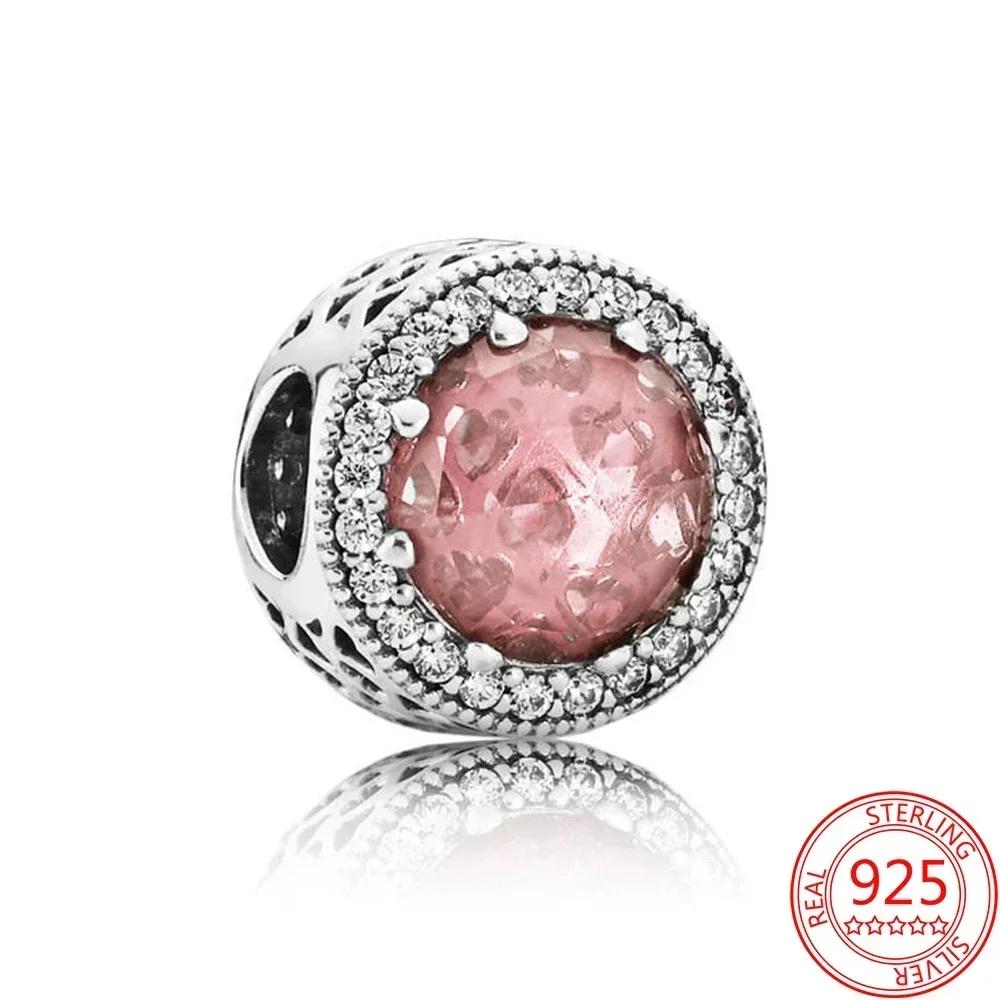 Colorful Murano Glass Beads Glass Ripple Charm Wavy Glass Bead Charms Fit Brand Bracelets Women Copper Jewelry Gift