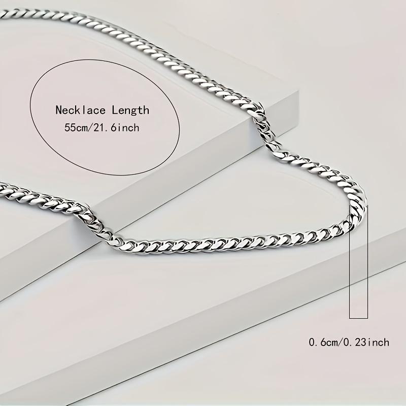 

Cuban Chain Link Necklace Gift Set for Brother - Birthday Christmas New Year & Graduation Present with Greeting Card United States