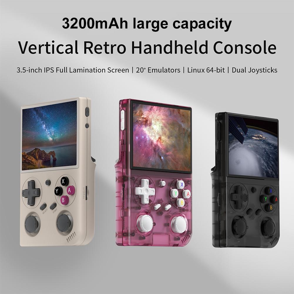 Retro Video Game Console 3.5inch IPS Screen Portable Game Console Vibration Motor Video Gaming Console WIFI for Kids Adults