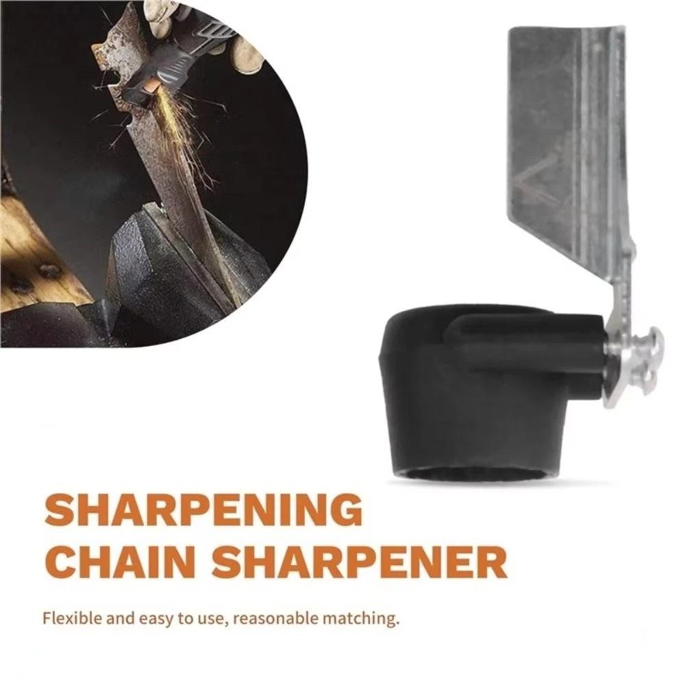 6pcs Adjustable Sharpening Angle Chainsaw Sharpening Kit Rotary Tool Accessory Set Outdoor Tools