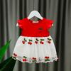 Cute Baby Girl Summer Dress 1-3 Years Old Tulle Princess Dress for Toddler Girls Sweet Infant Party Gown Clothes