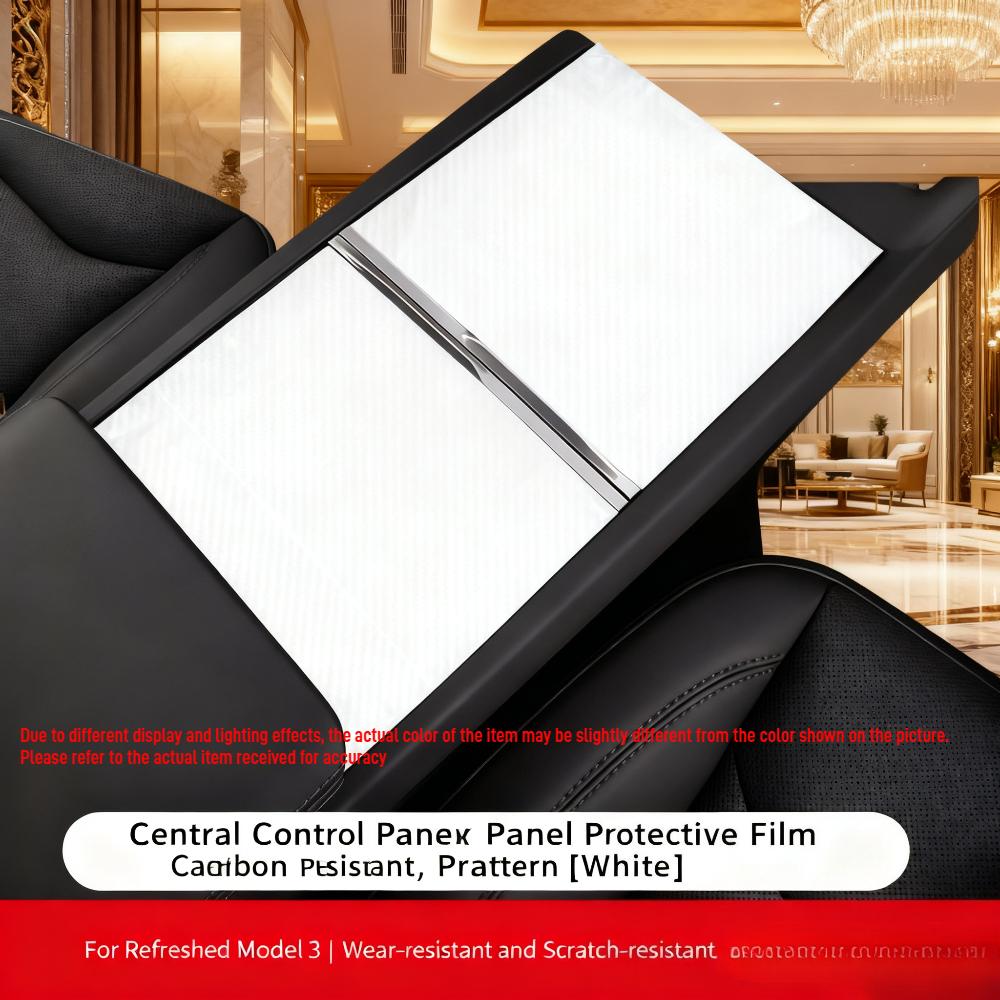 

Central Control Gear Shift Panel Cover Cup Holder Compatible with Tesla Car Anti-Scratch Panel Decorative Protection Sticker