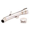 Suzuki GSX-S1000 Stainless Steel Backpressure Removal Exhaust Mid-Section (2015-2022 Models)