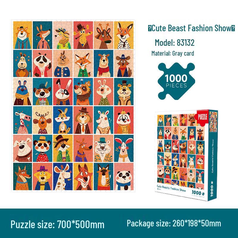 1,000-Piece High-Difficulty Jigsaw Puzzle for Adults - Stress Relief and Boredom Buster Featuring Famous Van Gogh Oil Paintings.