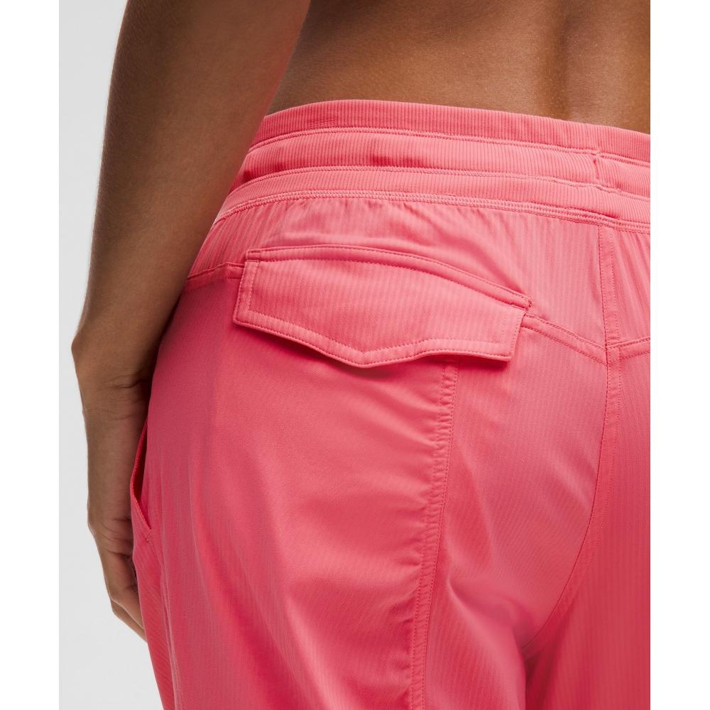 Lululemon Calça Jogger Cargo Relaxada de Cintura Média Studio de Dança Rosa Sakura