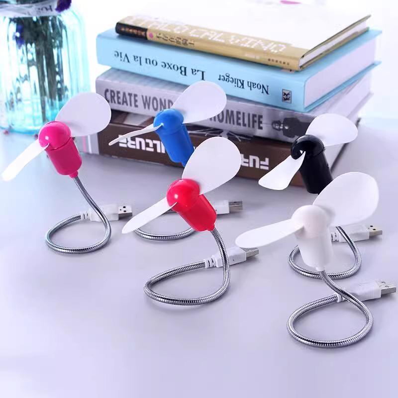 Silent Portable USB Snake-Shaped Mini Fan for Laptop and Desktop