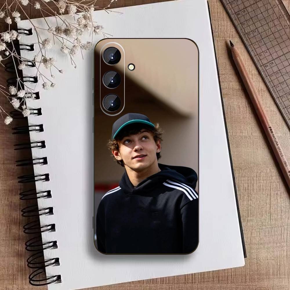 D-Kimi Cool A-Antonelli Phone Case For Samsung Galaxy A73,A21s,A22,A31,A52,A53,A71,A41Soft Black Shell