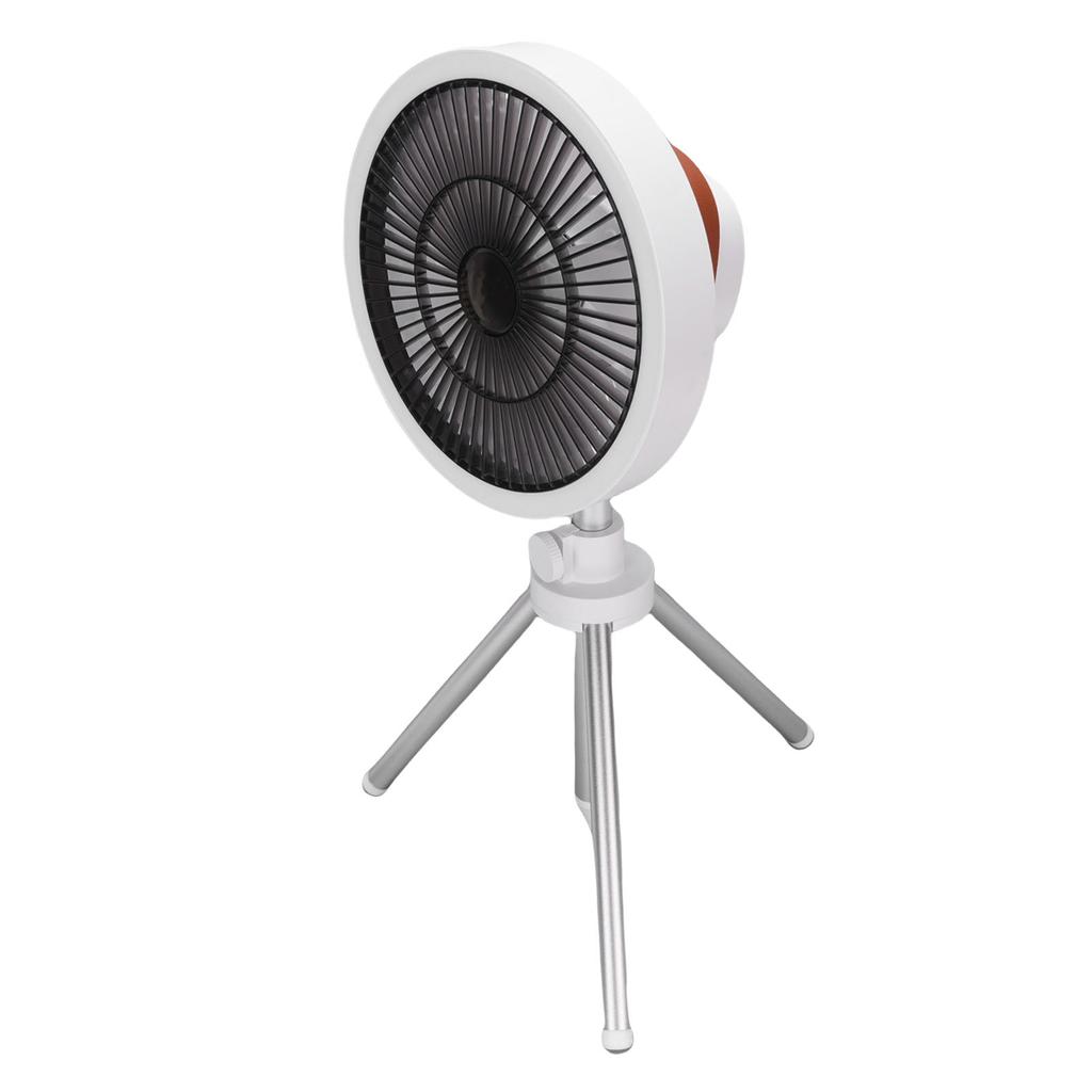 Camping Fan with Tripod 3 In 1 3 Speeds Oscillating Portable Standing Outdoor Fan with Light and Phone  R for Tent Fishing Picnic