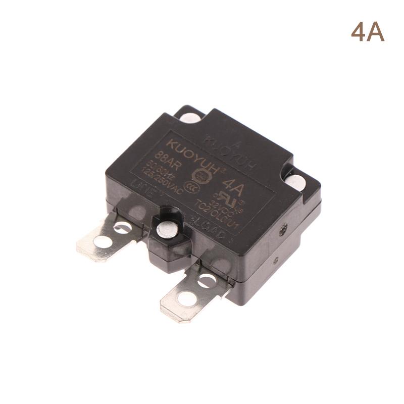 1PC New 88AR 3A 4A 5A 7A 8A 10A 15A 20A 25A Automatic Reset Circuit Breaker Overload Switch Over Current Protector