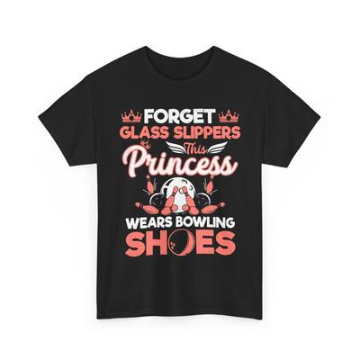 Bowling Girls T Shirt, This Princess Wears Bowling Shoes Funny Bowler Shirt