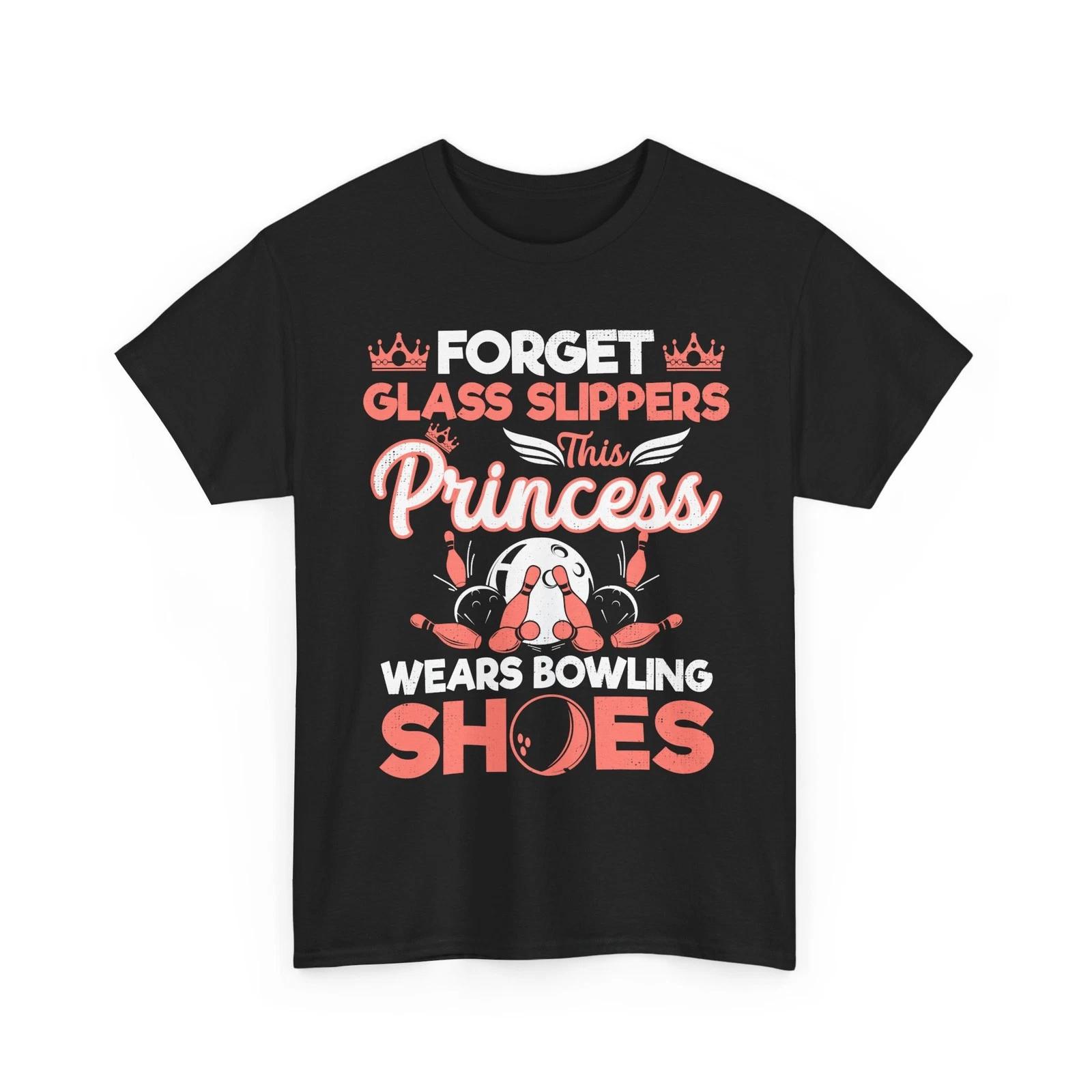 Bowling Girls T shirt, This Princess Wears Bowling Shoes Funny Bowler Shirt S