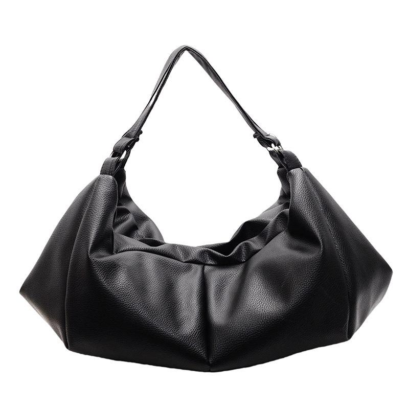 Bag Women's New High-end Relaxation Lazy Wind Underarm Stray Dumpling Bag Large-capacity Commuter Shoulder Bag