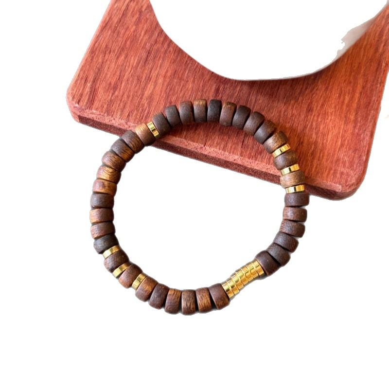 Hainan Agarwood 6mm Abacus Bead Bracelet - E-commerce Bestseller