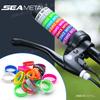 SEAMETAL Motorcycle Handlebar Anti Slip O-Rings DIY Colorful Silicone Handle Grip Cover Electric Bike Handle Anti-skid Decor Band 30mm