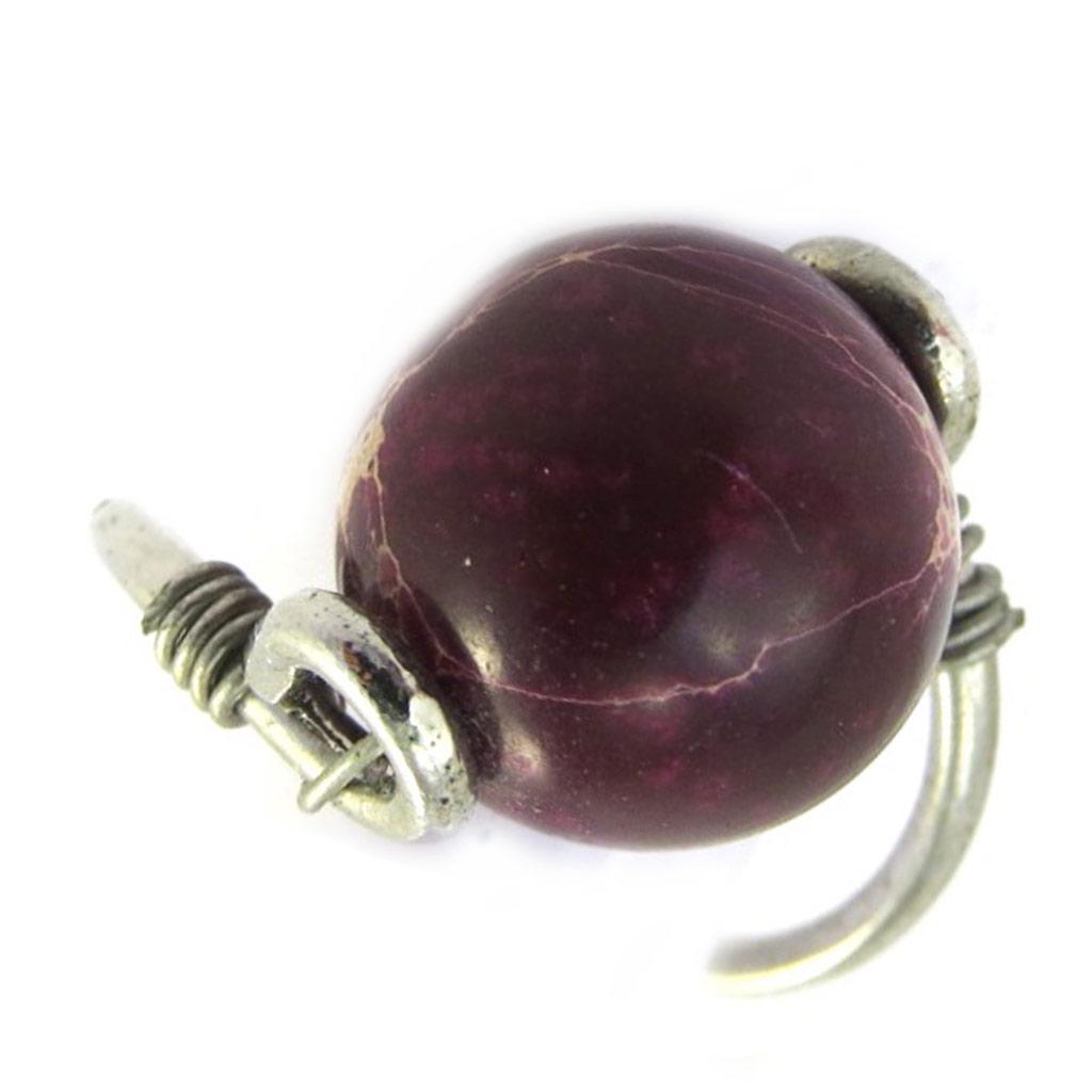 Burgundy 'Mineralia' Ring