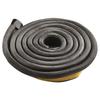 Fiberglass Stove Rope Seal 2m Long with 10mm Flat and Round Shape for Home Stove Oven Fireplace High Temperature Resistant
