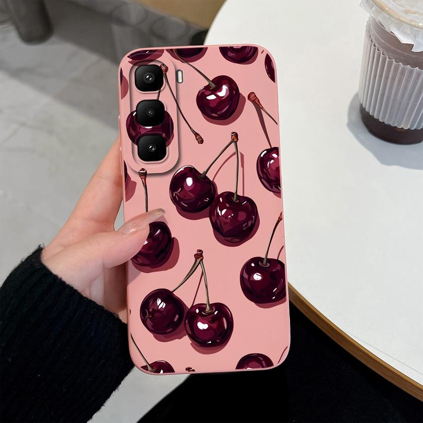 For Infinix Hot 60 50 Pro Plus 40Pro 30 Play 70 60i 50i 40i 30i Phone Case Sweet Bunny Cake New Upgrade Soft Smooth Silicone Lightweight Durable Shell