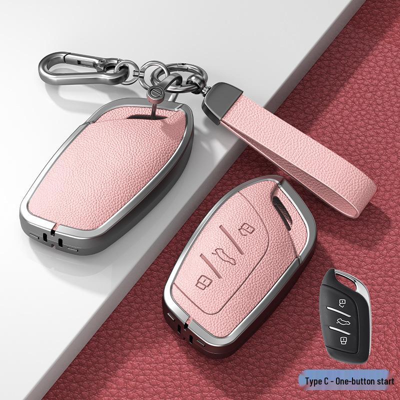 Compatible Key Cover for Roewe RX5 Max/ RX5/ RX3/ I5/ I6 Plus/ New 350/360 - Unisex Design.