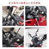 Motikvans Hunter Cub Screen Windshield for CT125 Motorcycles with Mirror Mount, Adjustable Height and Angle Windshield, Custom Parts for Hunter Cub
