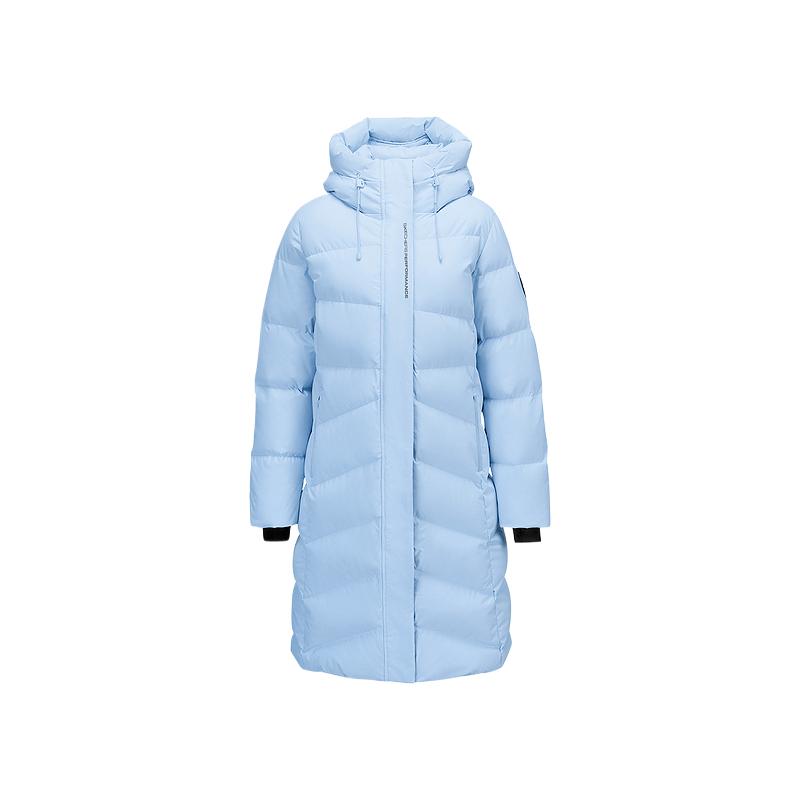 Skechers Basic Sports Series Warm Breathable Simple Comfortable Versatile Hooded Down Jacket Women outerwear P425W091-0356 S