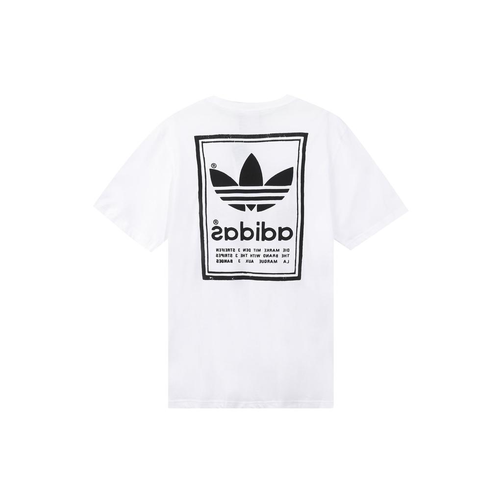 Adidas Originals Vintage Trefoil Tee Men Tops White ED6916