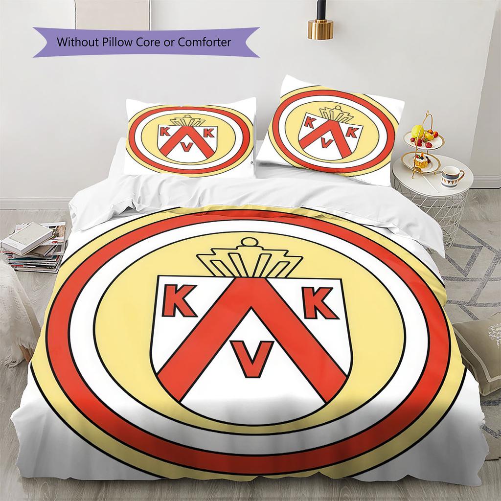 KV Kortrijk Bedding Quilt Set Quilt Cover Pillowcase Home Decoration Birthday Gift (1 * duvet cover + 2 * pillowcase, without core)