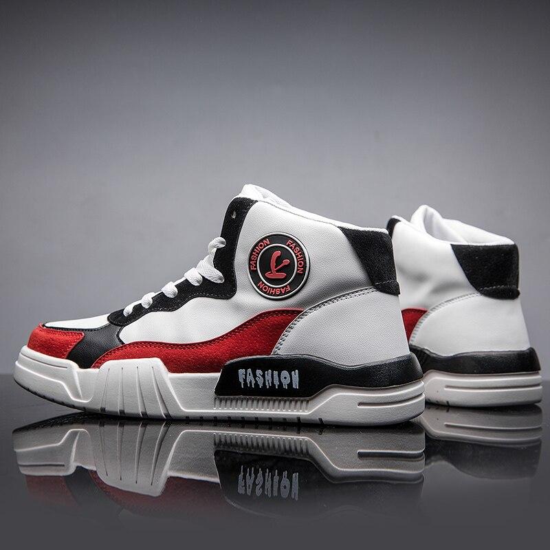 Мужские кроссовки из искусственной кожи — фото 3