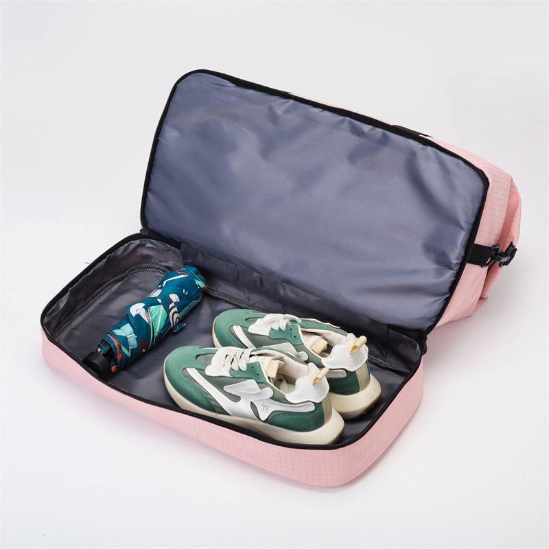 Sports and Leisure Independent Shoe Compartment Handbag for Women, Large-capacity Travel Bag, Shoulder and Crossbody Luggage Bag Alo Male