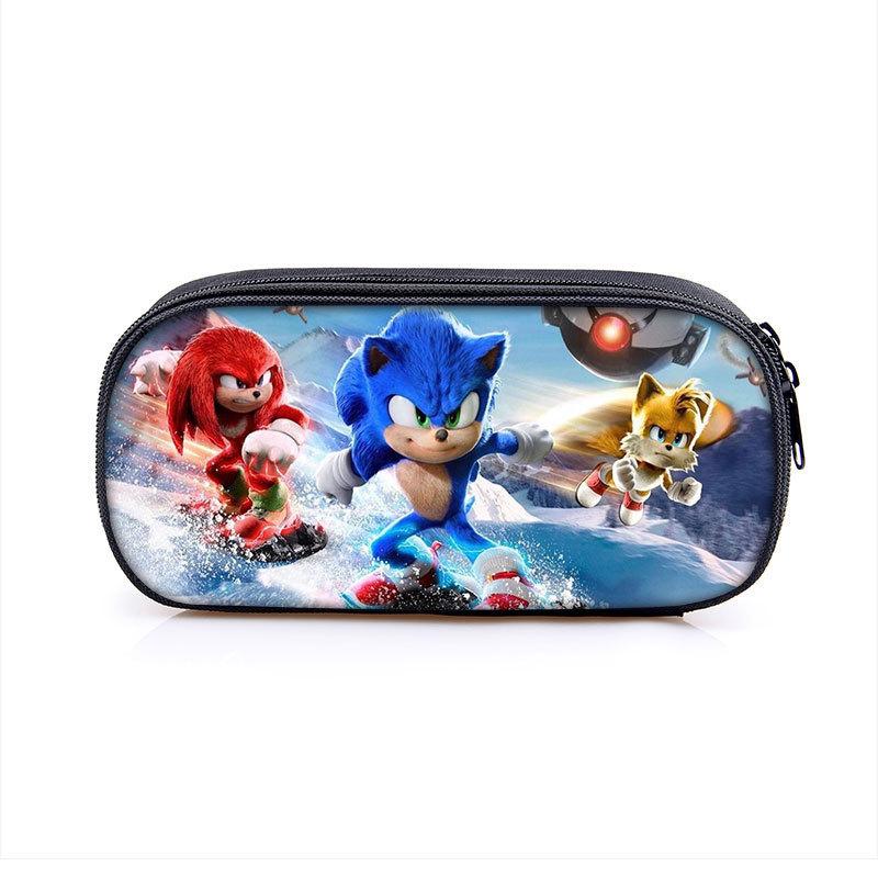Elementary School Students Pencil Bag Vertical Square Simple Stationery Bag Large Capacity Pencil Bag