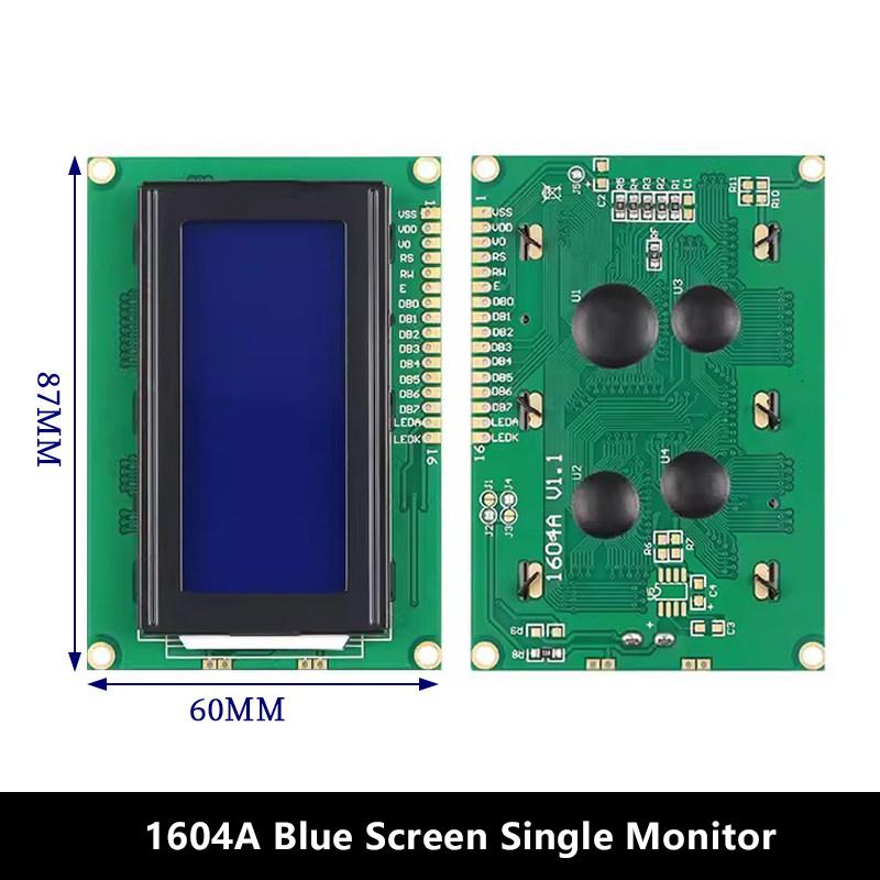 LCD Liquid Crystal Display Module 1611A 1111A Blue / Yellow-Green Backlight Custom Character Sleep Mode for Arduino