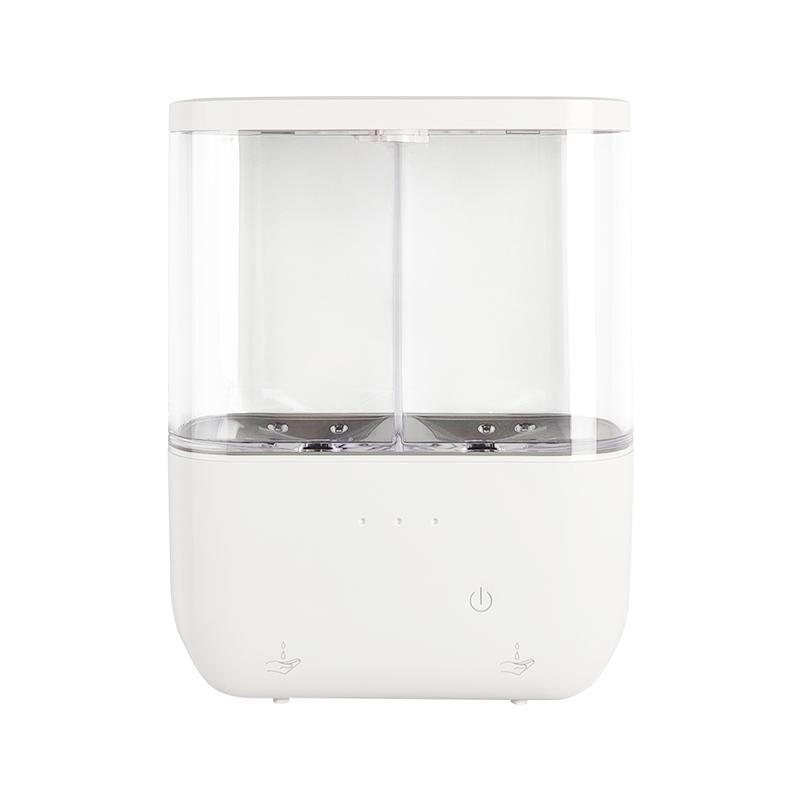 500ML*2 Double-Head 2-In-1 Wall-Mounted Electric Intelligent Infrared Automatic Sense Soap Dispenser For Kitchen Bathroom Toilet