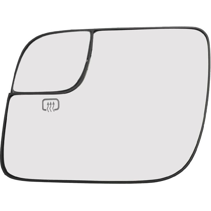Motoforti Right Passenger Side Heated Mirror Glass Replacement for Ford Explorer 2011 2012 2013 2014 2015 2016 2017 Rear View Mirrors with Backing