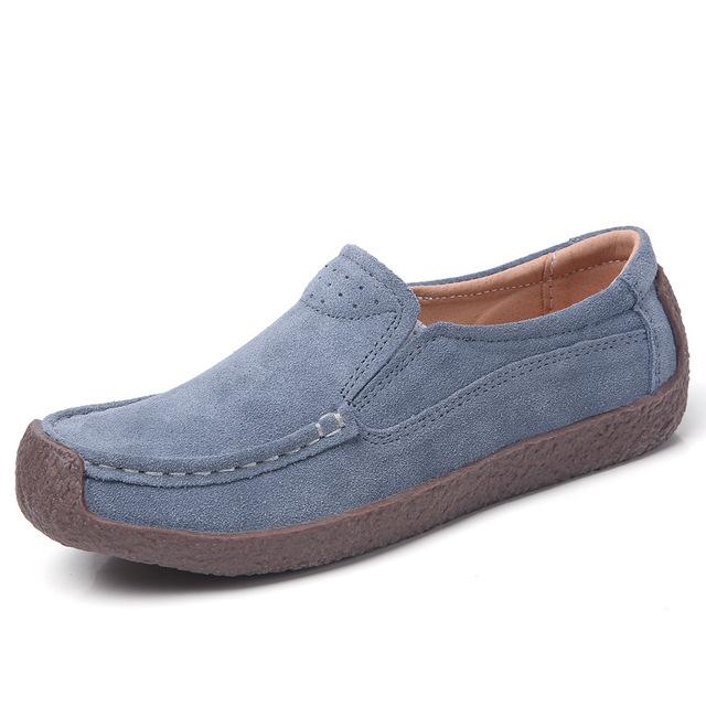 

Мокасины из натуральной кожи, женская обувь на плоской подошве, весенне-летние удобные мягкие кроссовки, повседневная обувь высокого качества, без шнуровки на плоской подошве 42 36 темно-серого