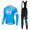 Cycling Suit Breathable Long-sleeved Strap Suit Mountain Road Racing Suit Men's and Women's Cycling Suit 2026 Autumn Velvet Thin Cycling Suit Suit