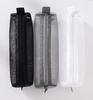 Mesh Pencil Case Transparent Zippered Pen Bag Office Student Stationery Storage Tool Durable Lightweight