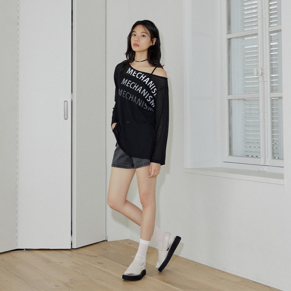 LAP Mechanism One-Shoulder T-Shirt Ar2Ct564
