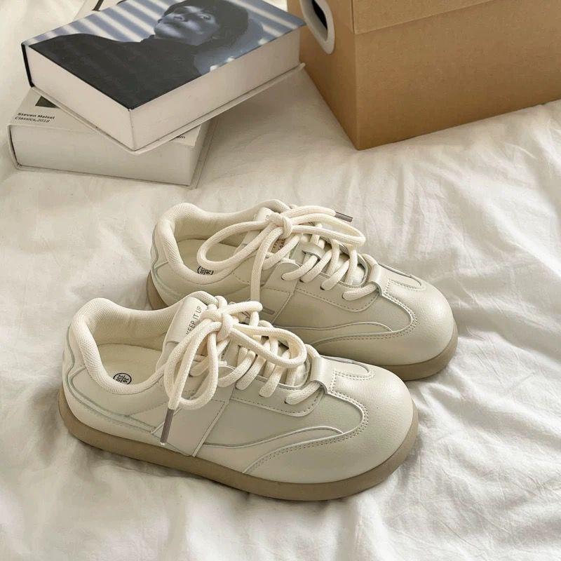 

2025 spring new niche design German training shoes women s versatile Korean version sports and leisure shoes soft-soled Forrest Gump shoes 35