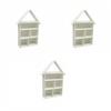 1pc / 2pcs / 3pcs White / Red Ring Necklace Organizer Earrings Storage Box  Desktop Decor