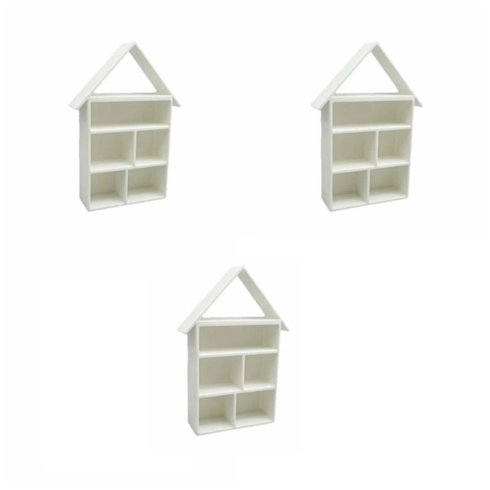 

1pc / 2pcs / 3pcs DIY Ring Necklace Organizer White / Red Earrings Storage Box Jewelry 3 PCS White 2