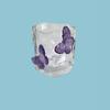 Glass Butterfly Glasses in High-value Beer Mugs, Family Juice and Whisky Glasses