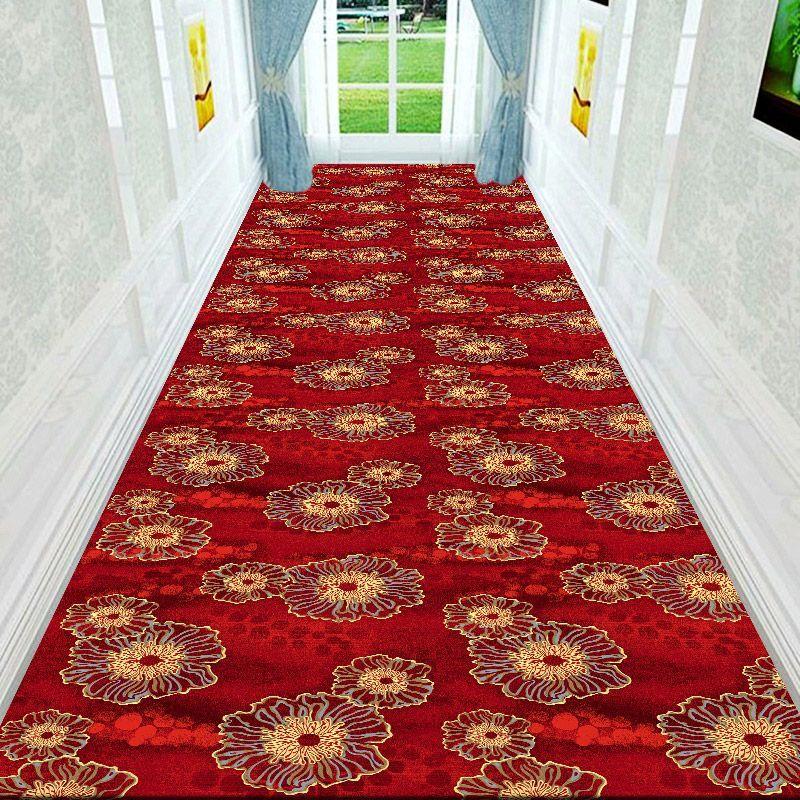 Luxury Beige Rectilinear Shaggy Aisle Runner Rug - Polyester, Non-Slip, Durable Easy Clean Heavy for Hotel & Home Corridors - Multiple Sizes Available