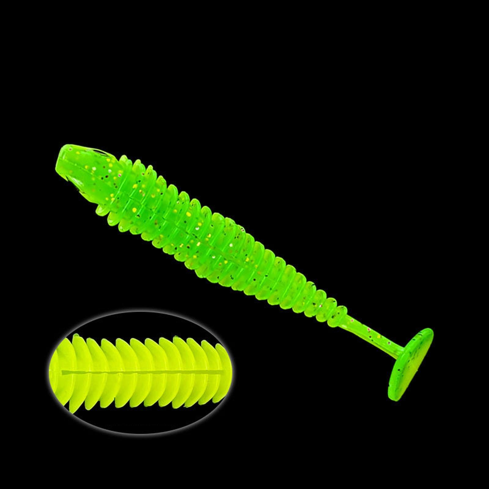 

Lunker City Fishing 2 Grubster Grub Мягкий пластик Плавающее действие Окунь Судак Краппи Кольцевое тело one size