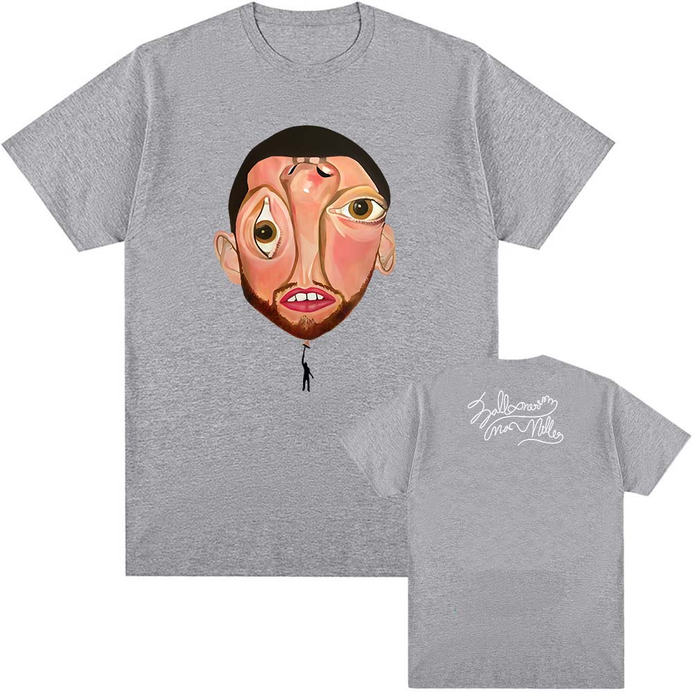 Tees Men Women Clothes Macc Miller Balloonerism Album 2025 T-shirt Short Sleeve Round Neck Tee-shirt Camisas Unisex Streetwear