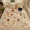 Christmas Thickened Sofa Blanket Lamb Fleece Multifunctional Blanket Cartoon Milk Fleece Nap Blanket