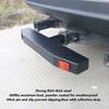 Trailer Hitch Step 600lbs Maximum Load 2in Receiver Hitch Step with 5/8in Pin Reflective Stripe for Car SUV Pickup Truck RV